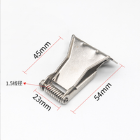 Clip de fixation en forme de U en acier inoxydable T8 pour barre lumineuse LED