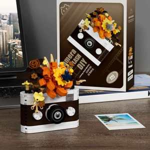 Compatible con Bricks Mechanical, conjunto de cámara retro de doble palanca, plástico ABS, 40 piezas, juguete de construcción de <span class=keywords><strong>modelo</strong></span> hecho a mano para - Product Image 3