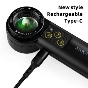 OMS-15X แว่นขยายแบบใช้มือถือ LED ไร้เงา 15X แว่นขยายแบบอะโครมาติกอัญมณีโบราณเครื่องประดับนาฬิกาเครื่องมือระบุประเภท - Product Image 3