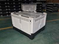 Palette de boîte logistique pliable en plastique de 1.2x1.0m