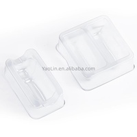 Boîte d'emballage en plastique PET transparent sur mesure avec taille et forme personnalisées pour l'électronique et les cosmétiques