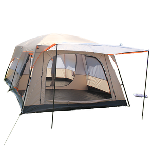 2023 Neuerscheinung Familienzelt Wasserdichtes Outdoor-Campingzelt Oxford-Gewebe Wettbewerbsfähiger Preis Zweizimmer-Struktur <span class=keywords><strong>2</strong></span>-Personen - Product Image 1