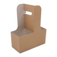 Porte-gobelet personnalisé en papier kraft recyclé de qualité alimentaire, avec logo personnalisé, pour boissons énergisantes, café, thé, eau minérale