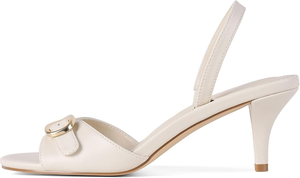 <span class=keywords><strong>Sandalias</strong></span> de tacón bajo con tira trasera y punta abierta para mujer, ideales para verano, vestir, bodas y fiestas. - Product Image 4