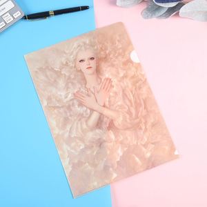 Carpeta de Archivo Transparente en Forma de L, Personalizada, de Plástico PP/PVC A4, para Suministros de Oficina - Product Image 5