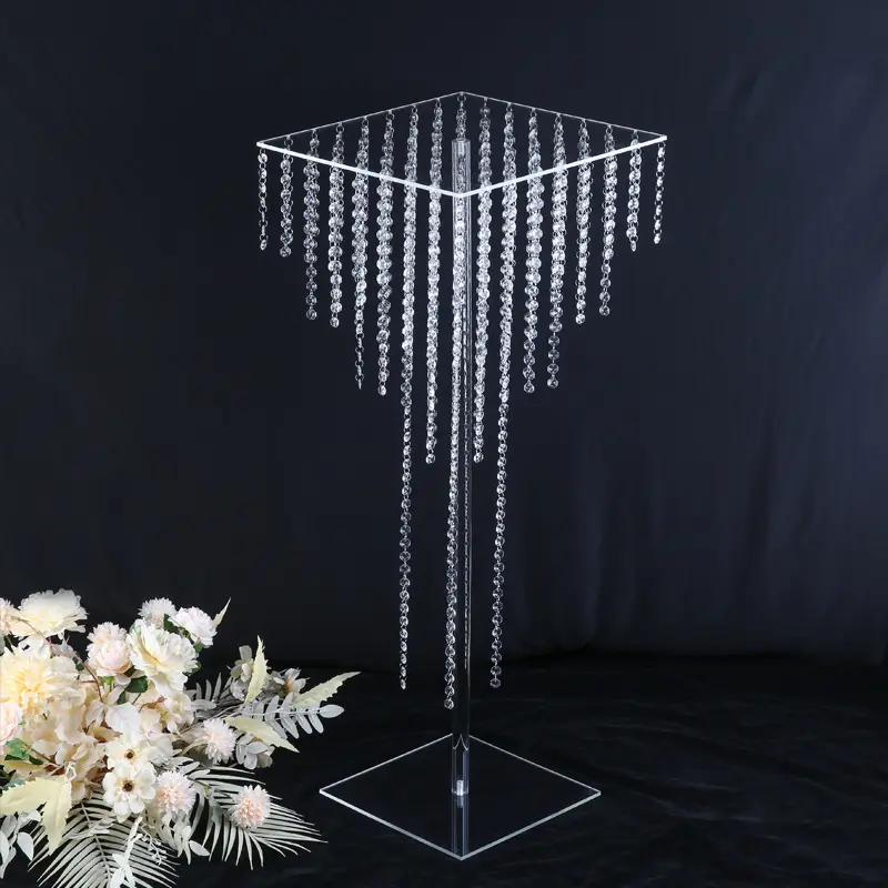Crystal Centerpieces for Tables Flower Stand for Wedding Party Centerpiece Decoration Home Decor