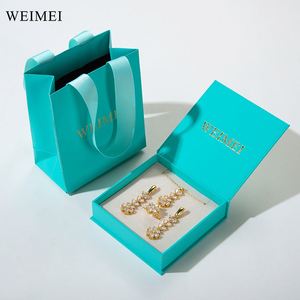 Custom Logo Biodegradable Cardboard Jewelry <b>Gift</b> <b>Box</b> for Ring, <b>Earring</b>, and Necklace Packaging - Product Image 2