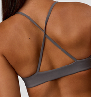Soutien-gorge de sport sans couture pour femme, modèle dos croisé, best-seller d'usine personnalisée - Bretelles fines, ultra doux, idéal pour le yoga, le fitness et le sport de rue