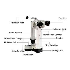 Lámpara de Hendidura LED Portátil Compacta SL5S1P para Clínicas Médicas y Veterinarias - Product Image 6
