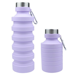 Bouteille d'eau pliable en silicone portable de 800ml bouteille à boire pliable étanche de grande capacité - Product Image 6