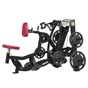 Máquina de entrenamiento de fuerza para culturismo, equipo de entrenamiento sentado con placas de peso para <span class=keywords><strong>remo</strong></span> medio sentado - Product Image 1