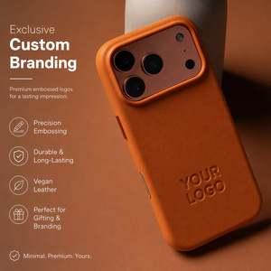 Funda de Cuero Vegano Premium para <span class=keywords><strong>iPhone</strong></span> 18 17 Pro Max, Magnética, Ultra Delgada, Perfil de 1.5mm, Antigolpes, para Negocios - Product Image 3