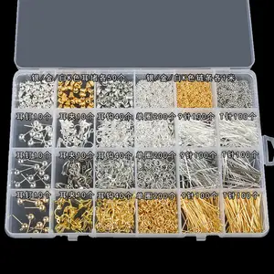 Kit d'outils pour la création de bijoux, accessoires de bricolage, boucles d'oreilles, bracelet fermoir mousqueton, vente en gros, 100 pièces