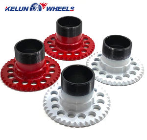 Adaptador de hardware de rueda de alambre 13x7 y 14x7 Llantas de radios de rueda cromadas - Product Image 4