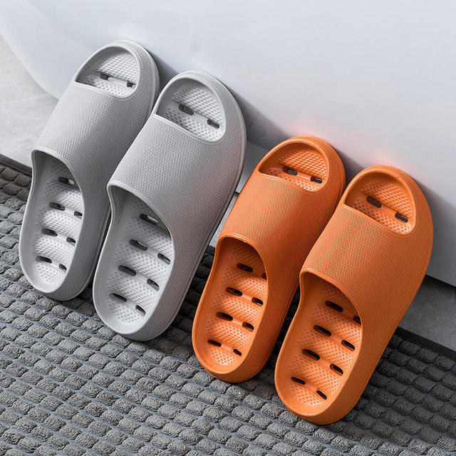2026 Custom EVA Indoor Home Flat Shoes Fashion Trend Cushioning Open Toe Slides with Anti-Slip Breathable Lightweight for Summer