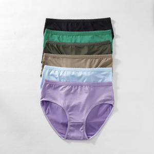 Pantaloni mestruali da donna all'ingrosso da donna slip sanitari a tenuta stagna a vita media di grandi dimensioni biancheria intima mutande fisiologiche - Product Image 4