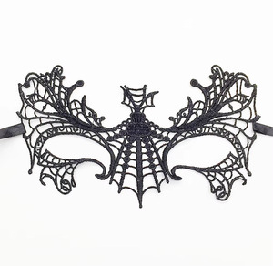 Masques de soirée sexy en dentelle noire pour femmes, masques de carnaval vénitien, masques de bal - Product Image 3