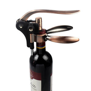 <span class=keywords><strong>2026</strong></span> 최고의 선물 와인 액세서리 청동 병따개 금색 와인 오프너 스탠드 포함 - Product Image 1