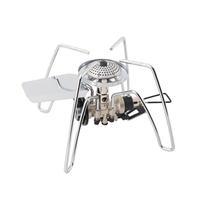 Portable Foldable Butane <b>Gas</b> Stove Aluminum Alloy One-Piece <b>Camping</b> Outdoor Cooking Equipment Simple Design All Seasons Use - Product Image 1