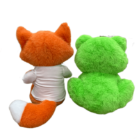 Vente directe d'usine, peluche personnalisée brodée de 20 cm, jouet en peluche kawaii, poupées en peluche, animaux en peluche pour cadeau de Noël