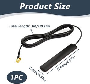 <span class=keywords><strong>Antenne</strong></span> radio numérique <span class=keywords><strong>DAB</strong></span> <span class=keywords><strong>DAB</strong></span>+ pour voiture, <span class=keywords><strong>antenne</strong></span> de pare-brise, <span class=keywords><strong>adaptateur</strong></span> SMB - Product Image 2