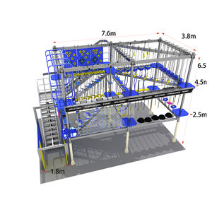Circuito de Cuerdas Ninja Comercial para <span class=keywords><strong>Parques</strong></span> de Diversiones Temáticos - Product Image 2