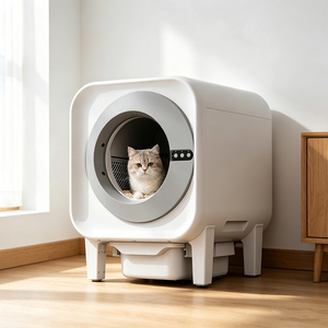 Arenero Inteligente para Gatos, Venta Directa de Fábrica, Limpieza Automática Programada, Gran Espacio Interior de 68L - Product Image 1