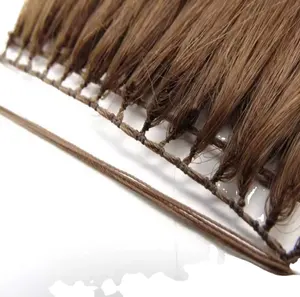 Hot sell news invisible hair extensions comfortable popular raw virgin remy feather tip hair extensions