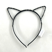 Mode lumière LED oreilles de chat bandeau lumineux brillant bandeaux fête d'anniversaire faveur fournitures tête accessoires