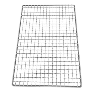 Parrilla desechable <span class=keywords><strong>de</strong></span> acero inoxidable para BBQ coreano, malla <span class=keywords><strong>de</strong></span> alambre expandido para asar pollo, técnica <span class=keywords><strong>de</strong></span> tejido, procesamiento por soldadura - Product Image 1