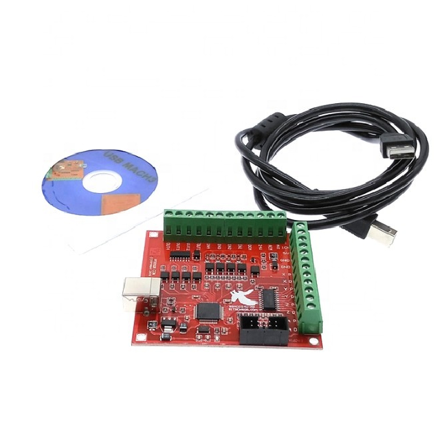 Breakout board CNC USB MACH3 100Khz 4 axis interface driver motion controller driver board