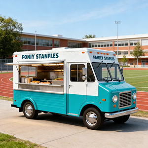 Carrito de Comida Móvil de Acero Inoxidable de 4 Ruedas para Café, Helados y Bebidas, Ideal para Áreas Turísticas, Calles Comerciales y Mercados Nocturnos - Product Image 2