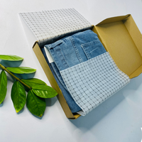 Papier d'art translucide écologique de 17 g du fabricant direct, papier kraft vierge recyclable, résistant à l'humidité, imprimé sur papier coton
