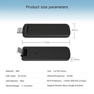 MOES Tuya WiFi IR <span class=keywords><strong>Control</strong></span> Remoto <span class=keywords><strong>para</strong></span> Aire Acondicionado TV Smart Home Infrarrojo <span class=keywords><strong>Universal</strong></span> <span class=keywords><strong>Control</strong></span> Remoto <span class=keywords><strong>para</strong></span> <span class=keywords><strong>Alexa</strong></span> Google Home - Product Image 6