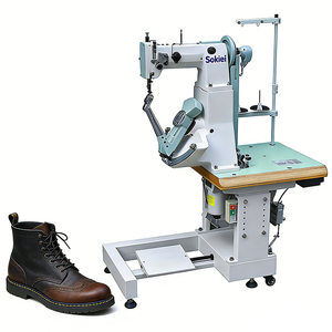 Máquina de Coser de Alta Velocidad y Calidad para Suelas de Zapatos Moccasin, para la Fabricación de Calzado Deportivo y Pantuflas Árabes - Product Image 1