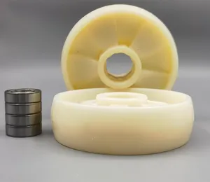 Roda de nylon para paletes de caminhão de paletes 180*50mm Roda de mão com rolamento