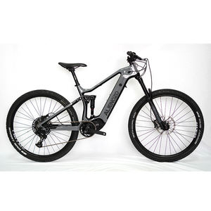 Bicicleta de Montaña de Fibra de Carbono con Suspensión Completa, Cuadro para Bicicleta de Gravel, 12 Velocidades, Batería de Litio, 500W Bafang M600 - Product Image 2