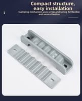 Support de câble en plastique renforcé de fibre de verre, pince à câble composite isolée, support de câble anti-UV pour projet électrique