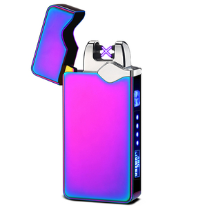 Produttore <span class=keywords><strong>professionale</strong></span> accendino USB ricaricabile Mini accendini elettrici senza fiamma antivento portatili sottili personalizzati - Product Image 4