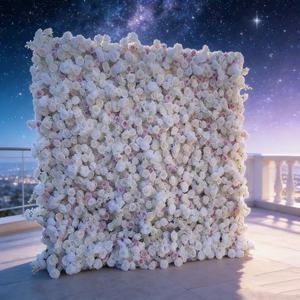 Rollo de Fondo de Pared de Flores Artificiales 5D de 8x9 pies para Pascua, Acción de Gracias, Bodas, ¡Gran Oferta! - Product Image 6