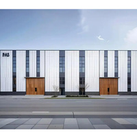Estructura de Acero de Gran Envergadura Prediseñada, Edificio de Acero Prefabricado Moderno de Múltiples Pisos para Oficinas con Instalación Rápida