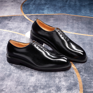 Graduation Outfit Men - Graduation Shoes Men - Lace-Up Leather Design