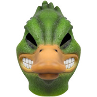 Angry Duck Cartoon Animal Halloween Cosplay Latex Mask Funny Party Headset