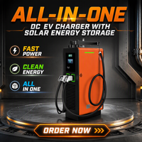 Chargeur solaire pour véhicules électriques Lompard Yixindian avec stockage de batterie 60 kW 120 kW 150 kW, station de charge rapide pour usage commercial hors réseau