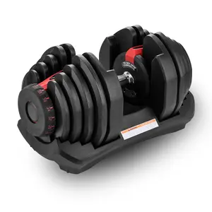 Fast Altler Adjustable Removable Weights Nylon Plastic Dumbbell Suppliers Strength Training 15 Kg 24Kg 40Kg