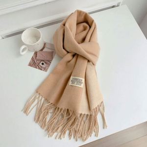 Nuevo Chal de Poliéster de Doble Cara para Otoño, Moderno y Versátil, para Mujer, Bufanda Larga y Cálida de Cachemira con Borlas Florales YHK0057 - Product Image 2