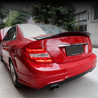 Accessoires de voiture, pièces de mise à niveau d'usine, style R, aileron de toit arrière ABS W204 pour Mercedes Benz Classe C W204 2007-2013