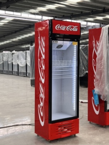 Refrigerador Vertical Comercial YINZHENG para Exhibición de Bebidas, con Puerta de Vidrio, Sin Escarcha, Estantes Ajustables - Product Image 2