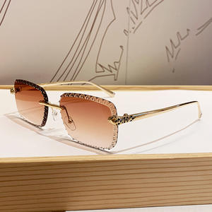 Nuovi Occhiali da Sole Quadrati Leopardati Full Frame UV400 alla Moda per Donna - Ideali per Guida e Sport all'Aperto, Tendenza 2026 - Product Image 3