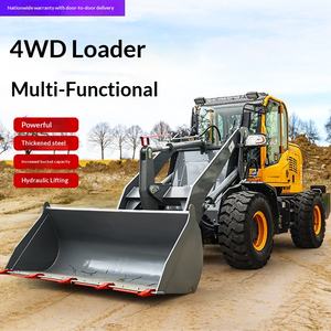 Machine agricole à quatre roues motrices pour le nettoyage du fumier et la préparation des terrains de construction, idéale pour les petits projets et la manipulation de l'herbe. - Product Image 1